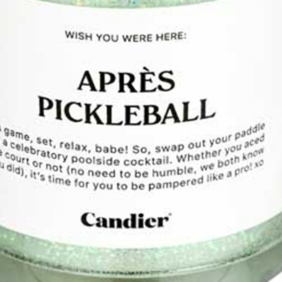 ❤️BUY 5 GET 3 FREE APRÈS PICKLEBALL CANDLE BY CANDIER Clubhouse Cocktail - Picture 6 of 13